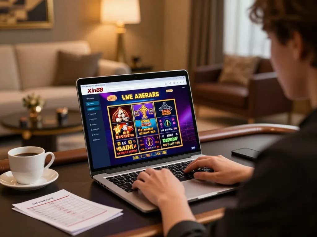 Engaging session on the Xin88 gaming platform showcasing online casino options.