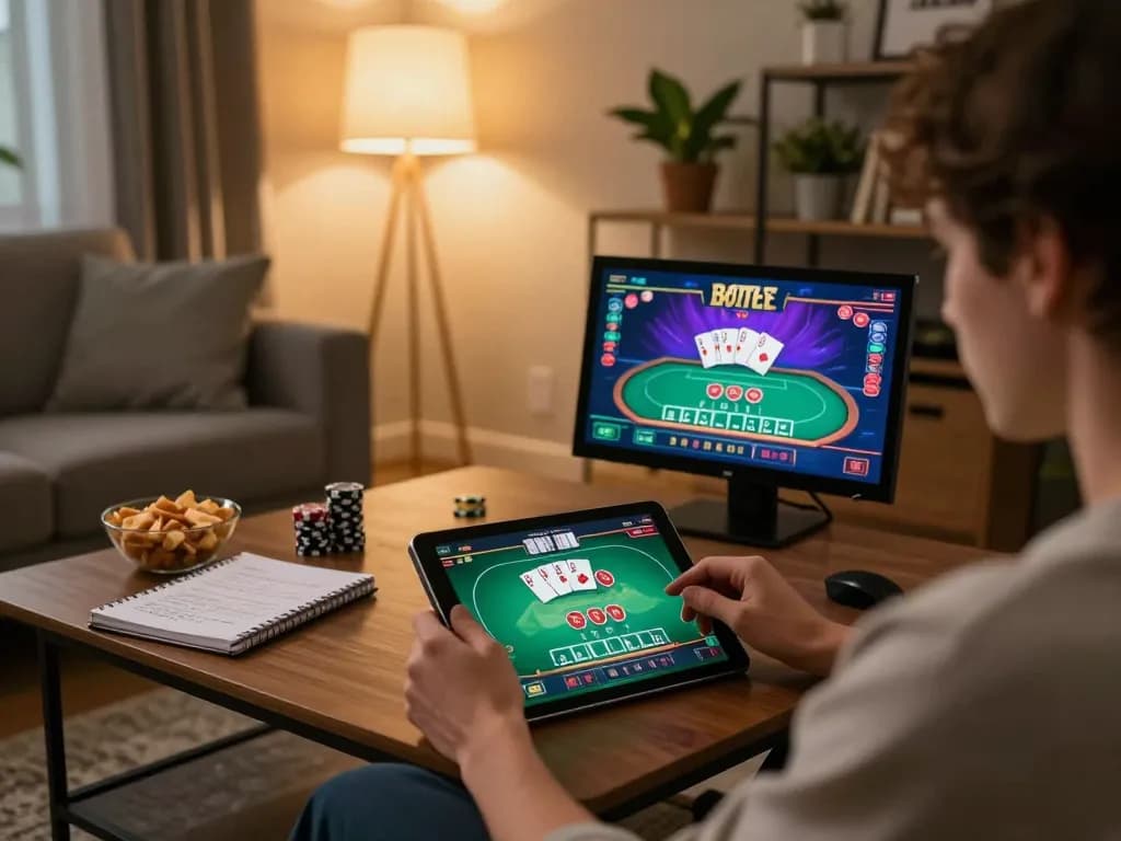 Engaging in exciting online poker gameplay at home using the five88a gaming app