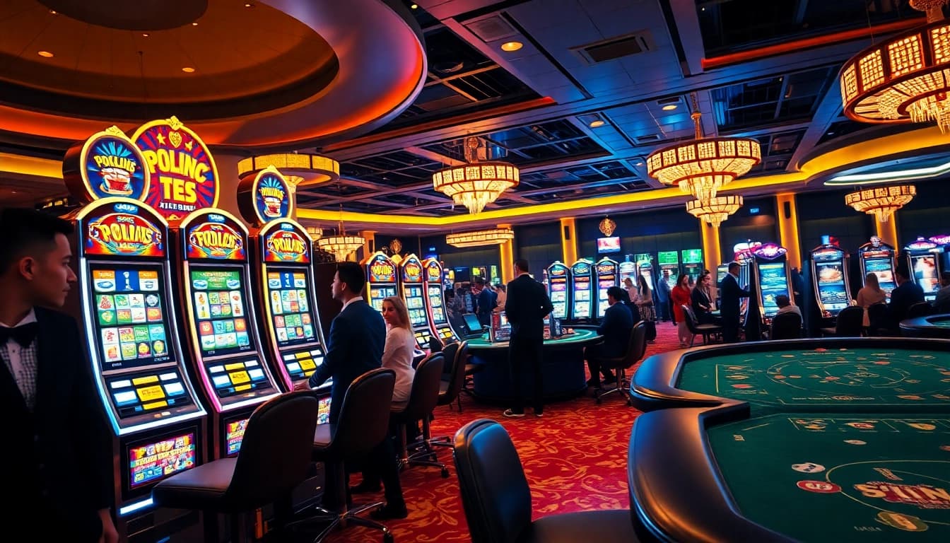 Experience the best online casinos canada through lively gaming environments filled with vibrant slot machines.