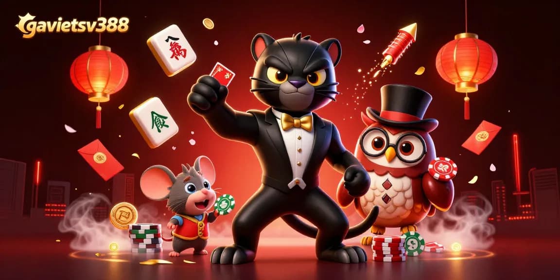 Experience thrilling betting actions at gavietsv388 with a stylish panther and engaging gameplay elements.