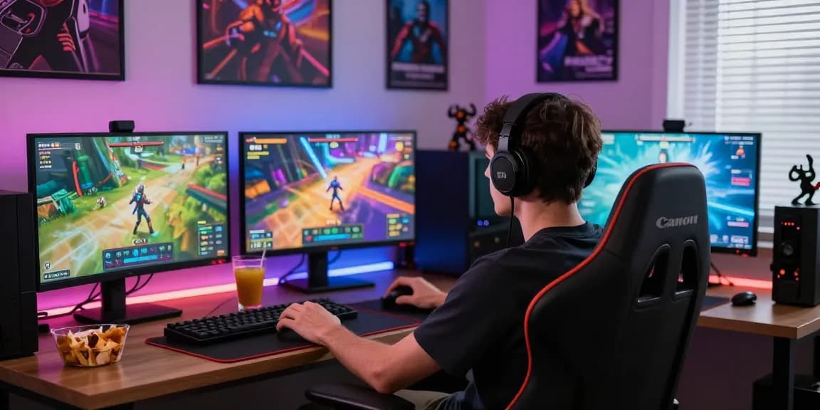 Online gaming experience at https://79club.dev/ with vibrant displays and an enthusiastic player.