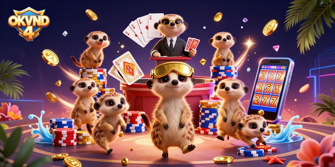 Experience thrilling fun at OKVND 4 with our meerkats running an exciting casino.