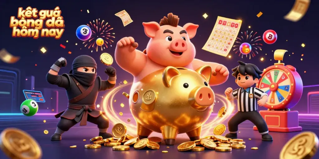 Experience dynamic celebrates with "kết quả bóng đá hôm nay" in a vibrant gambling scene.