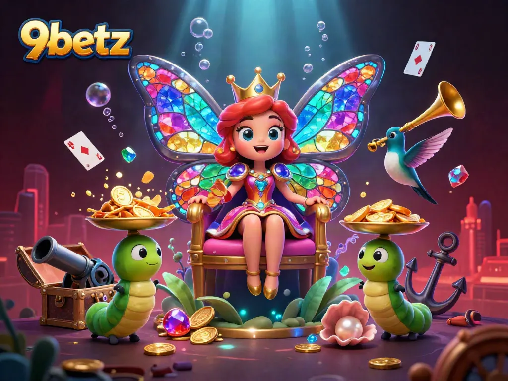 Win big with 9betz as the butterfly queen reigns in a vibrant, dynamic casino world.