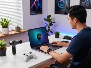 Exploring must-have tech gadgets in a modern home office workspace.
