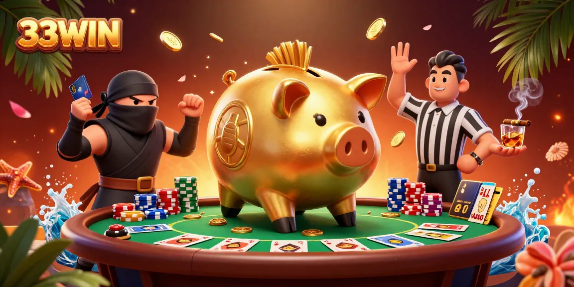 Experience thrilling action at 33WIN with high-stakes poker and golden rewards.
